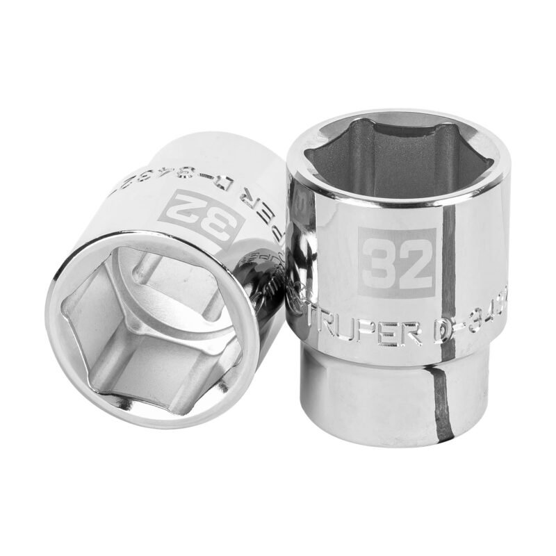 Código: 14981 Dado de 32 mm, 6 puntas, cuadro 3/4', Truper D-3432-M