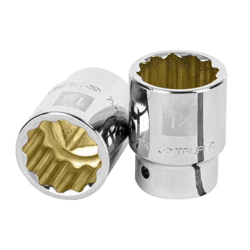 Código: 13858 Dado de 1-1/4', 12 puntas, cuadro 3/4', Truper D-3440