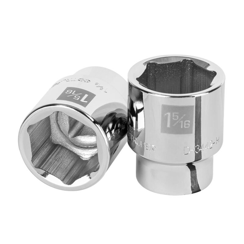 D-3442-H.jpg Código: 13829 Dado de 1-5/16', 6 puntas, cuadro 3/4', Truper D-3442-H