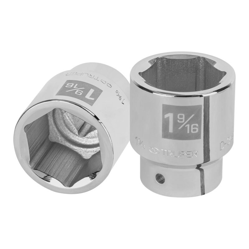 D-3450-H.jpg Código: 13833 Dado de 1-9/16', 6 puntas, cuadro 3/4', Truper D-3450-H