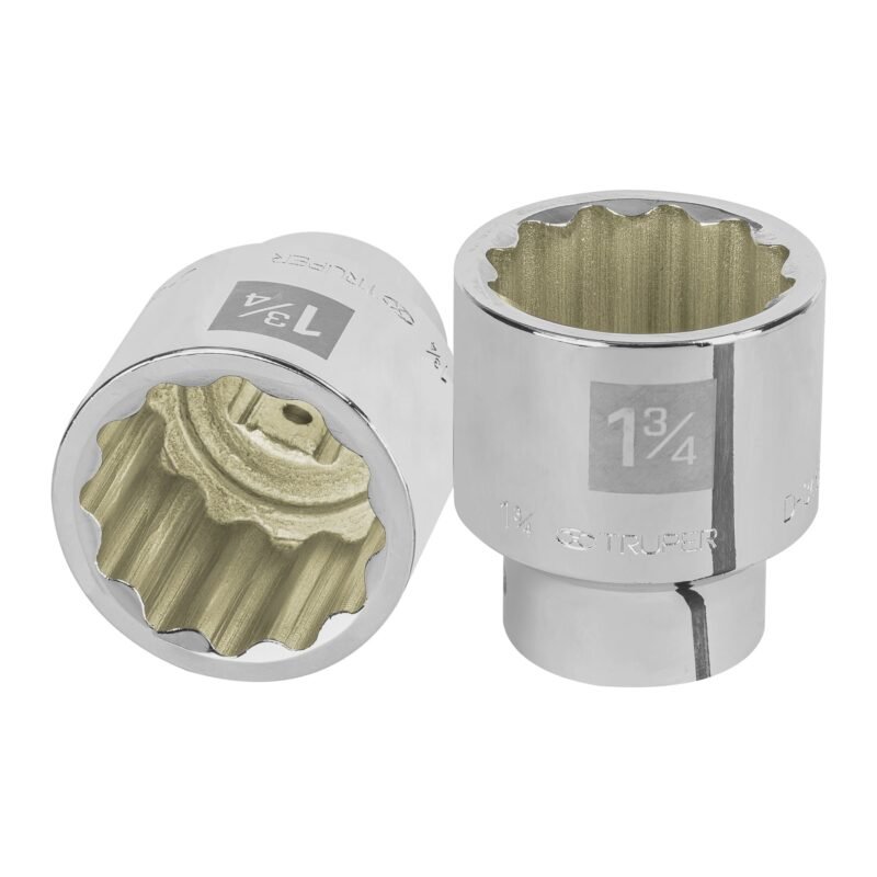 Código: 13866 Dado de 1-3/4', 12 puntas, cuadro 3/4', Truper D-3456