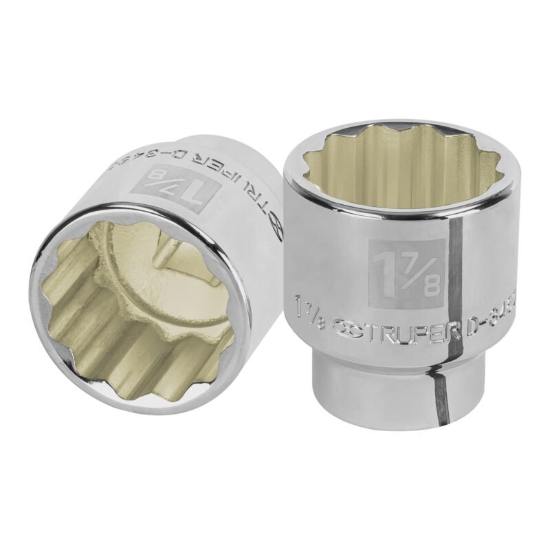 D-3460.jpg Código: 13868 Dado de 1-7/8', 12 puntas, cuadro 3/4', Truper D-3460