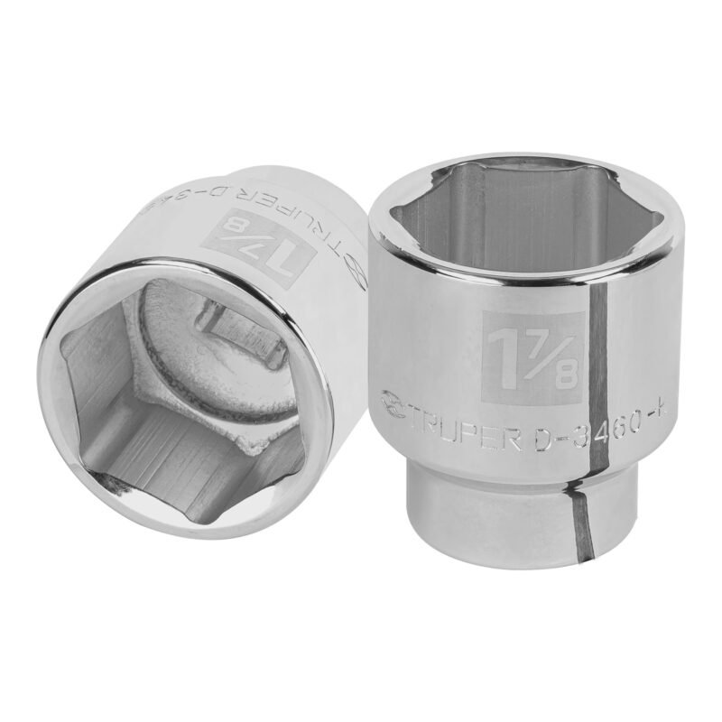 D-3460-H.jpg Código: 13838 Dado de 1-7/8', 6 puntas, cuadro 3/4', Truper D-3460-H