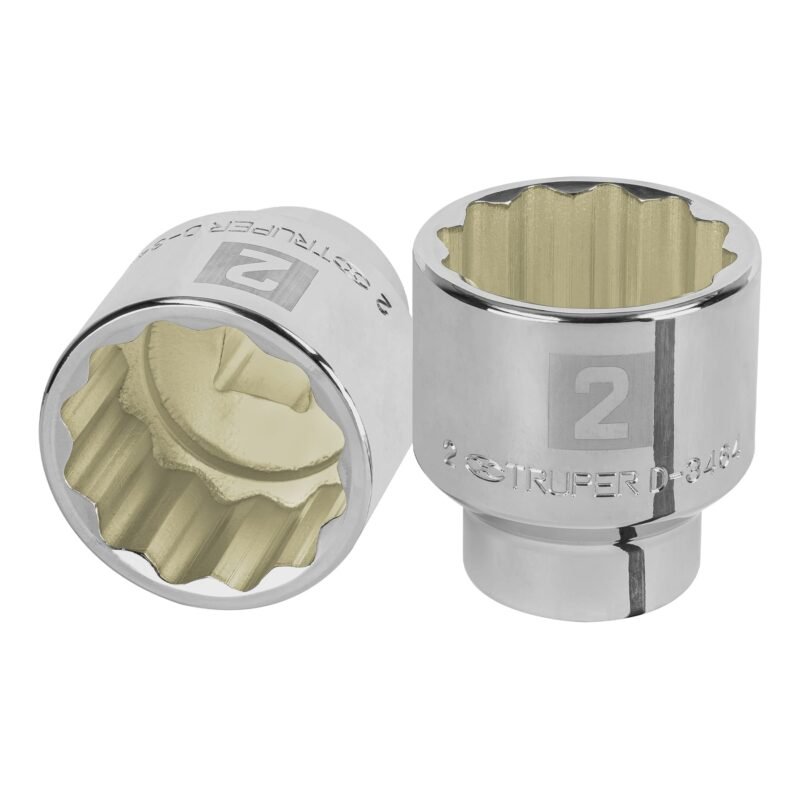 D-3464.jpg Código: 13869 Dado de 2', 12 puntas, cuadro 3/4', Truper D-3464