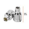 Código: 13670 Dado de 6 mm, 6 puntas, cuadro 3/8', Truper D-3806-HM