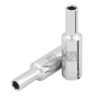 Código: 100919 Dado largo de 1/4', 6 puntas, cuadro 3/8', Truper D-3808-HL