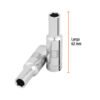 Código: 100993 Dado largo de 8 mm, 6 puntas, cuadro 3/8', Truper D-3808-HM-L