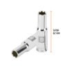 Código: 100994 Dado largo de 9 mm, 6 puntas, cuadro 3/8', Truper D-3809-HM-L