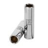 Código: 13772 Dado largo de 12 mm, 6 puntas, cuadro 3/8', Truper D-3812-HM-L