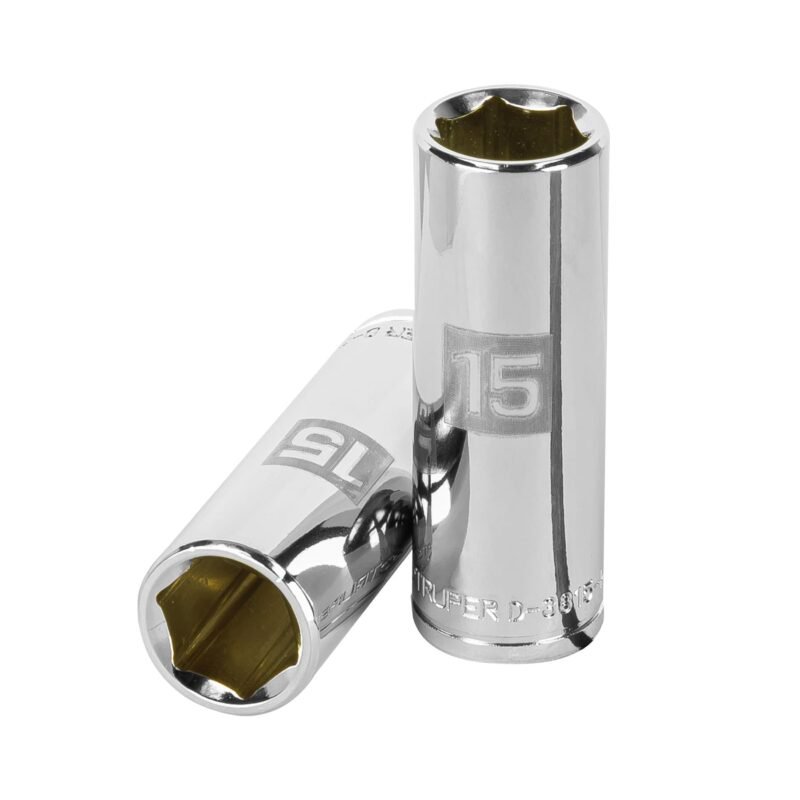 D-3815-HM-L.jpg Código: 13775 Dado largo de 15 mm, 6 puntas, cuadro 3/8', Truper D-3815-HM-L