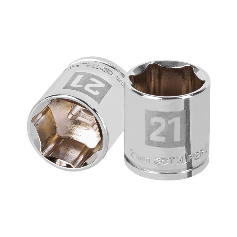 D-3821-HM.jpg Código: 13685 Dado de 21 mm, 6 puntas, cuadro 3/8', Truper D-3821-HM