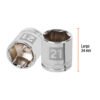 Código: 13685 Dado de 21 mm, 6 puntas, cuadro 3/8', Truper D-3821-HM