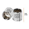 Código: 13642 Dado de 22 mm, 12 puntas, cuadro 3/8', Truper D-3822-M