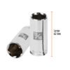 Código: 13719 Dado largo de 13/16', 6 puntas, cuadro 3/8', Truper D-3826-HL