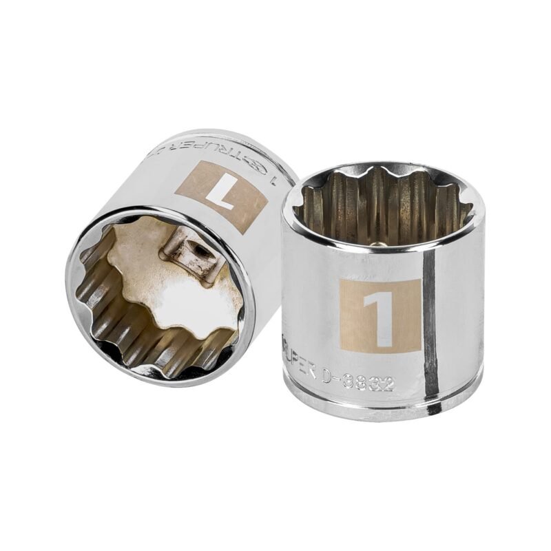 Código: 13592 Dado de 1', 12 puntas, cuadro 3/8', Truper D-3832