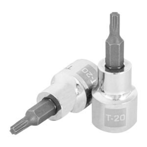 Código: 13570 Dado punta torx T-20, cuadro 3/8', Truper D-523920-W