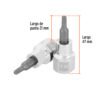 Código: 13570 Dado punta torx T-20, cuadro 3/8', Truper D-523920-W