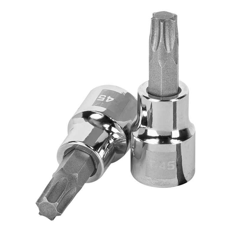 Código: 13575 Dado punta torx T-45, cuadro 3/8', Truper D-523945-W