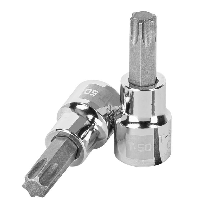 D-523950-W.jpg Código: 13576 Dado punta torx T-50, cuadro 3/8', Truper D-523950-W