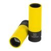Código: 100931 Dado largo impacto prot. plást. 19 mm, 6 puntas, cuadro 1/2' D-7319-MLPD