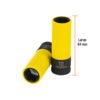Código: 100931 Dado largo impacto prot. plást. 19 mm, 6 puntas, cuadro 1/2' D-7319-MLPD