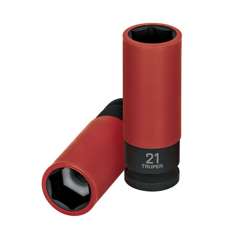 D-7321-MLPD.jpg Código: 100905 Dado largo impacto prot. plást. 21 mm, 6 puntas, cuadro 1/2' D-7321-MLPD