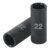 Código: 100921 Dado largo impacto de 22 mm, 6 puntas, cuadro 1/2', Truper D-7322-ML