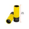 Código: 100927 Dado largo impacto prot. plást. 3/4', 6 puntas, cuadro 1/2' D-7324-HLPD