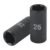 Código: 100924 Dado largo impacto de 25 mm, 6 puntas, cuadro 1/2', Truper D-7325-ML