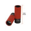 Código: 100928 Dado largo impacto prot. plást. 13/16', 6 puntas,cuadro 1/2' D-7326-HLPD