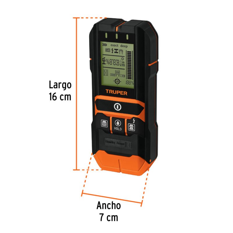 DEMA-12FC2.jpg Código: 100651 Detector de materiales detrás de muros, profundidad máx 12cm DEMA-12