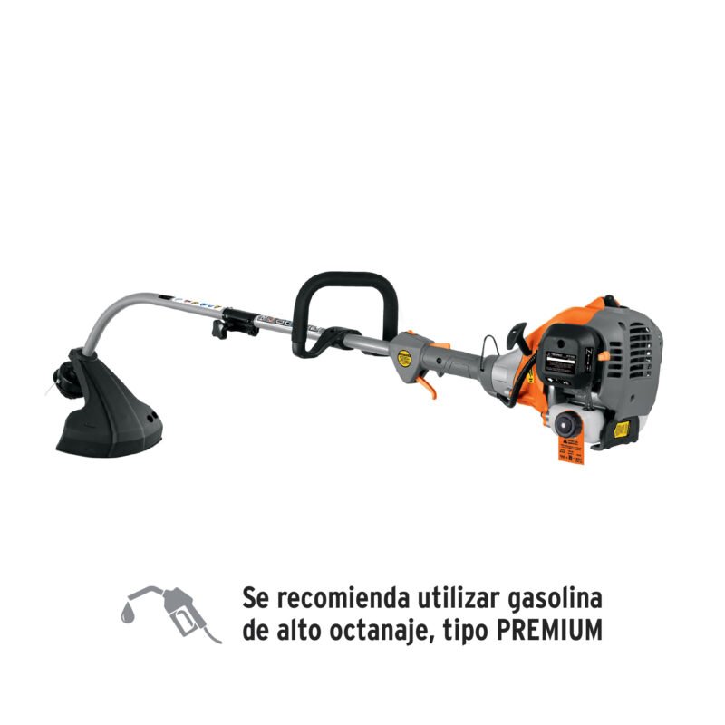 DES-30C.jpg Código: 12498 Desbrozadora a gasolina 30cc mango tipo 'D', 17'corte, curva DES-30C