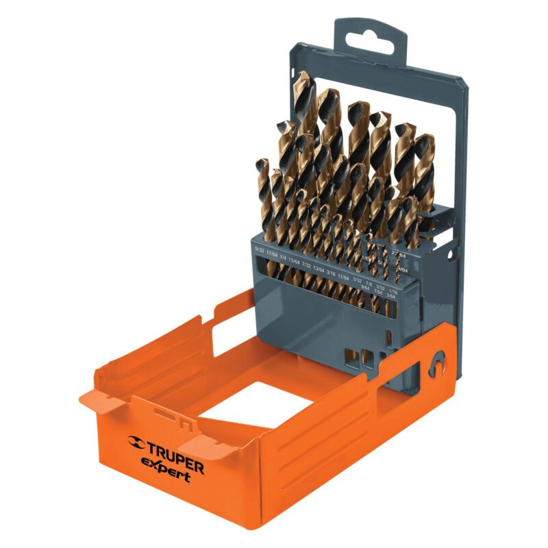DESP-BAV-29C.jpg Código: 50004 Juego de 29 brocas HSS para metal en estuche, Truper Expert DESP-BAV-29C