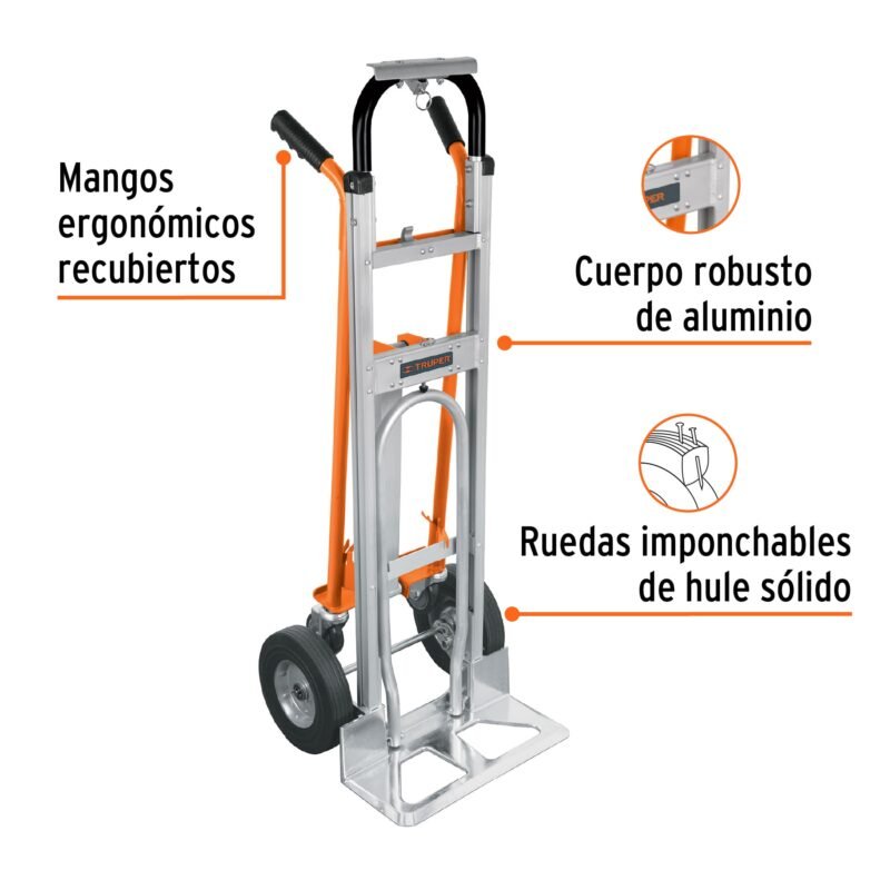 Código: 16188 Diablo convertible de aluminio 3 en 1, Truper DIA-350A3