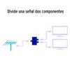 Código: 48475 Divisor coaxial de 1 entrada y 2 salidas, Volteck DICO-12