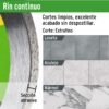 Código: 21001 Disco de diamante de 4' x 1.8 mm, rin continuo, PRETUL DID-140P