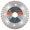 Código: 12979 Disco de diamante de 4' x 2.2 mm, rin turbo, TRUPER DID-240
