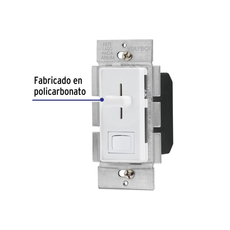 Código: 46301 Atenuador de Luz deslizable con interruptor, línea Classic DIM-CL2