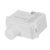 Código: 48138 Dimmer giratorio, línea Italiana, color blanco, Volteck DIM-IB