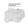 Código: 48138 Dimmer giratorio, línea Italiana, color blanco, Volteck DIM-IB