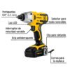 Código: 28269 Destornillador de impacto 1/4', 20V, 1 batería 2Ah, PRETUL DIMI-20P