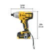 Código: 28269 Destornillador de impacto 1/4', 20V, 1 batería 2Ah, PRETUL DIMI-20P