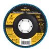 Código: 22351 Disco laminado 4-1/2', grano 60 centro 7/8', fibra, PRETUL DLP-2717