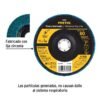 Código: 22354 Disco laminado 7', grano 60 centro 7/8', fibra, PRETUL DLP-2731