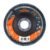 Código: 11674 Disco laminado 4-1/2', grano 60 centro 7/8', fibra, TRUPER DLT-1717