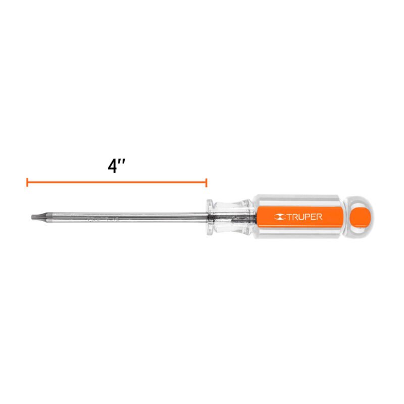 Código: 15102 Desarmador punta Torx T 15 mango de acetato, Truper DT-15
