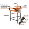 Código: 12882 Doblador hidráulico p/tubo, horizontal con tripié, 12 ton DTH-12X