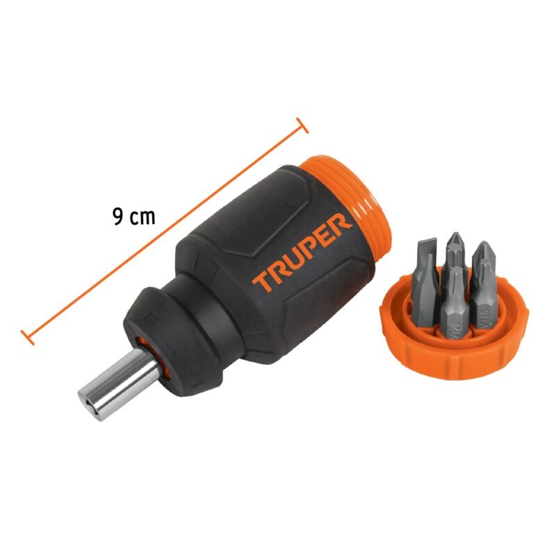 Código: 10751 Desarmador tipo trompo con 7 puntas, Truper DTROM-7