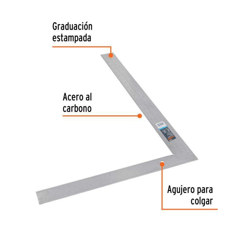E-16X24FC1.jpg Código: 14384 Escuadra 16'x24' de acero para cantero, Truper E-16X24