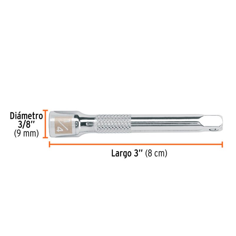 E-4760FC2.jpg Código: 13218 Extensión de 3' para matraca, cuadro 1/4', Truper E-4760